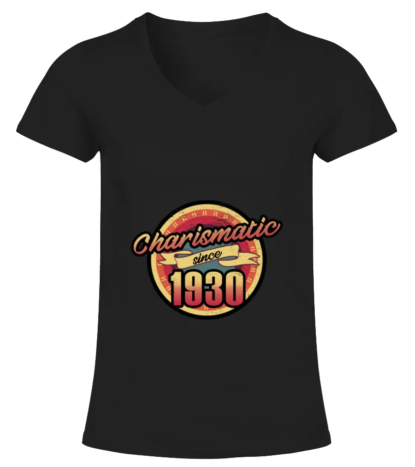 1927 awesome Camiseta cuello pico Mujer
