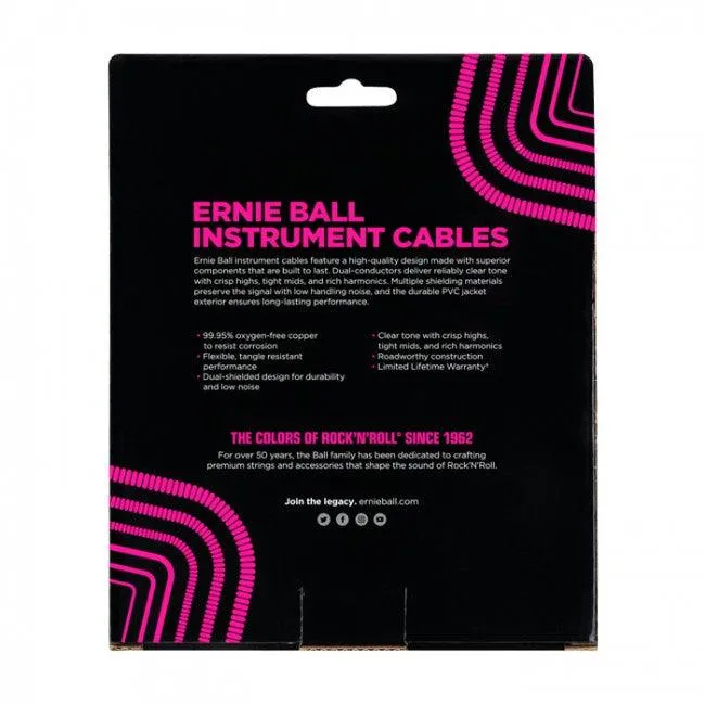 Cable Ernie Ball 30Ft Po6044 Enrrollado 