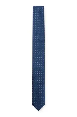 Corbata estampada de fabricación italiana con bolsito de viaje