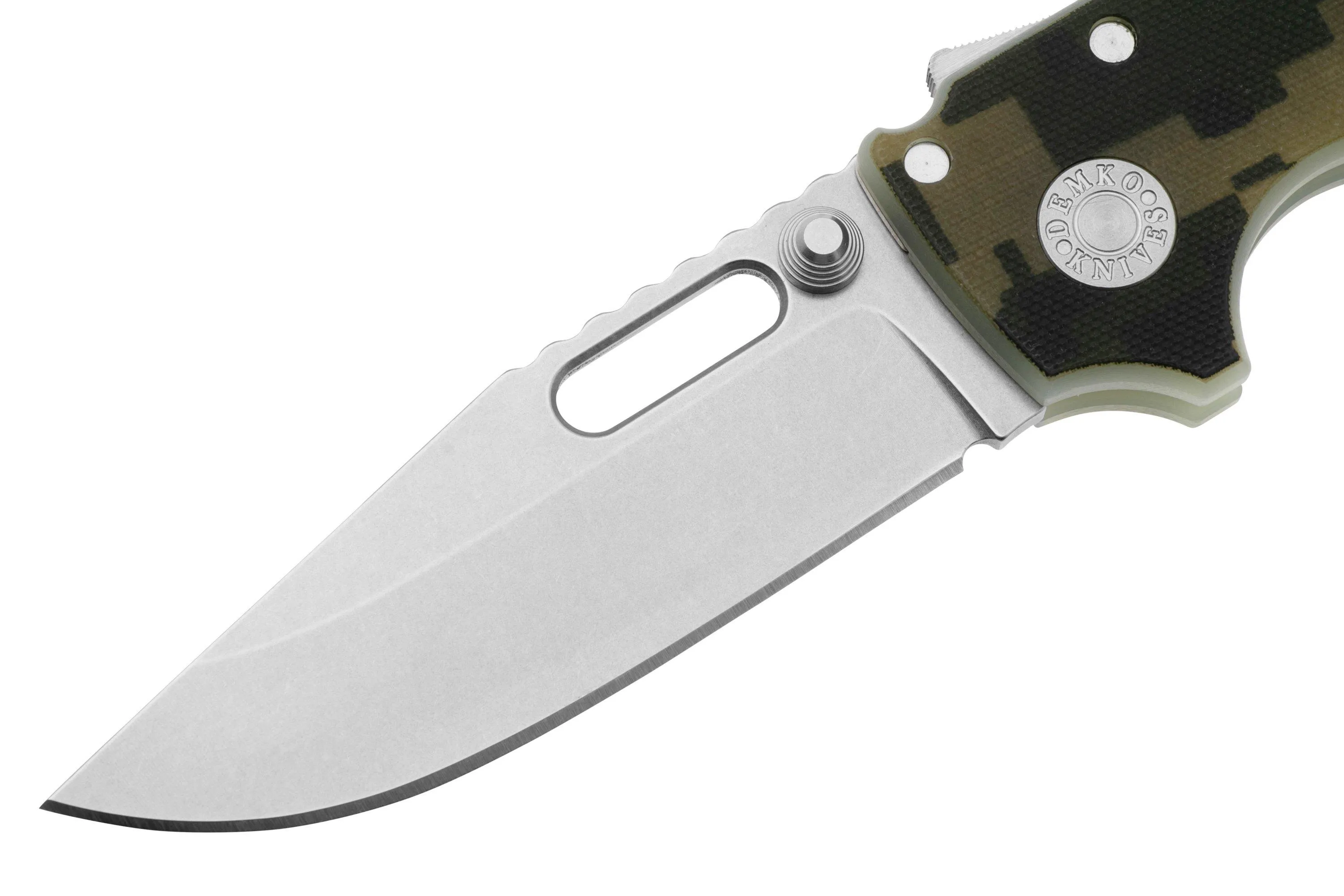 Demko Knives MG AD20S Shark-Lock, CPM 20CV Clip Point MGAD20S-CAMO1 Digi-Camo G10, navaja