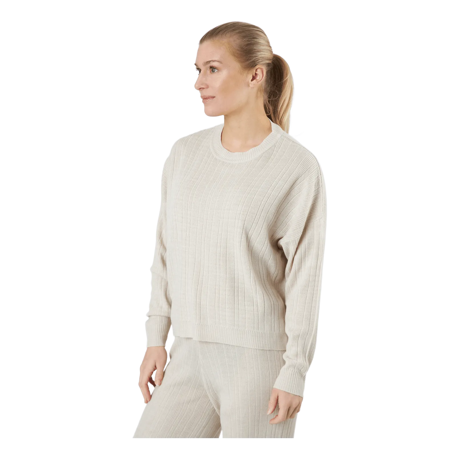 Only Onlshelly L/s  Pullover Knt Moonbeam