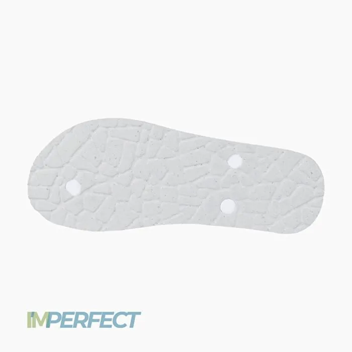 Pantuflas Flip flop reciclada leche y negro