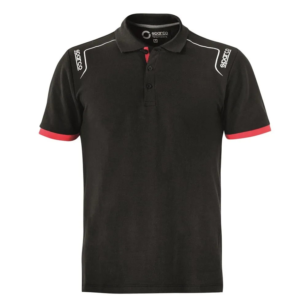 Polo Sparco PORTLAND BLACK 02407NR