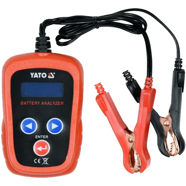 Yato - YT-83113 - Comprobador de batería electrónico, 12 V